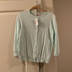 Loft mint cardigan